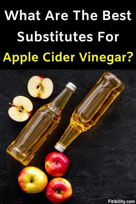 substitution for apple cider vinegar